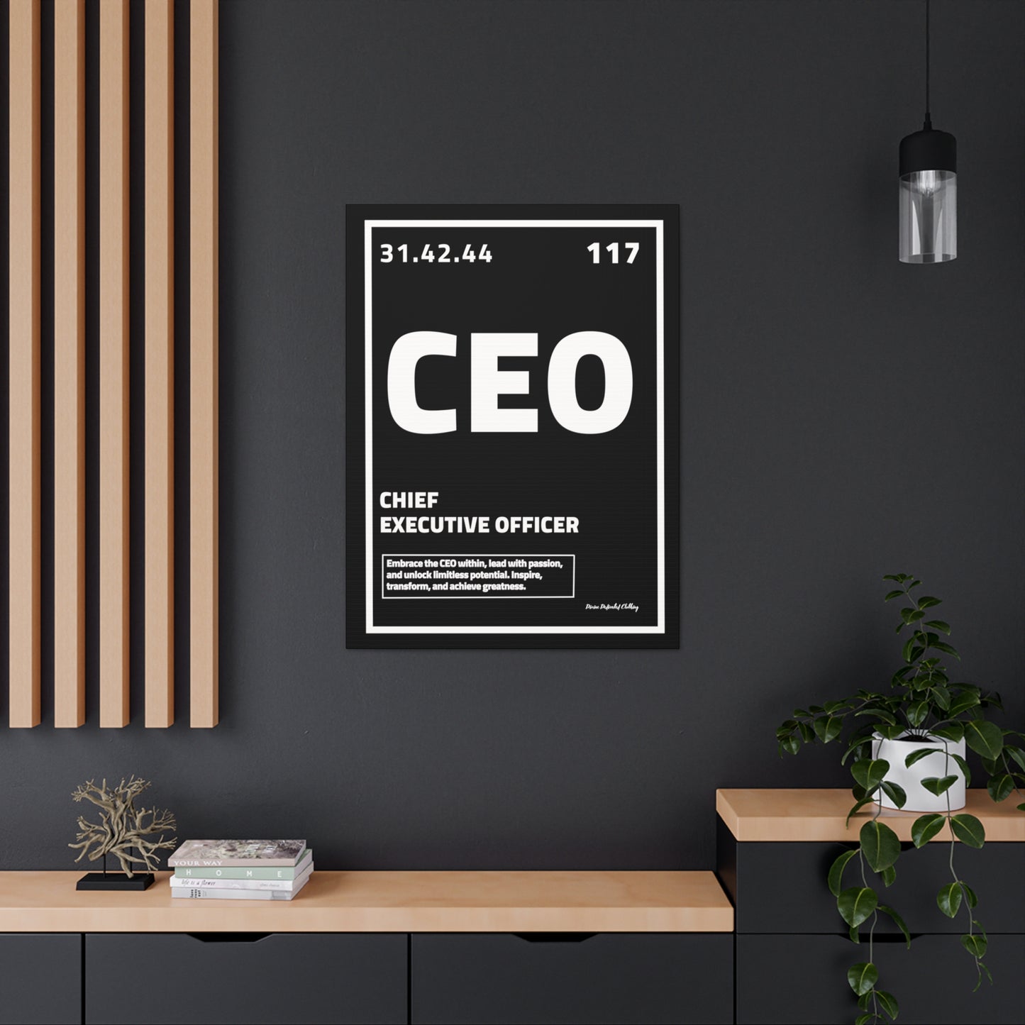 Periodic Element CEO (Black) - Wall Art