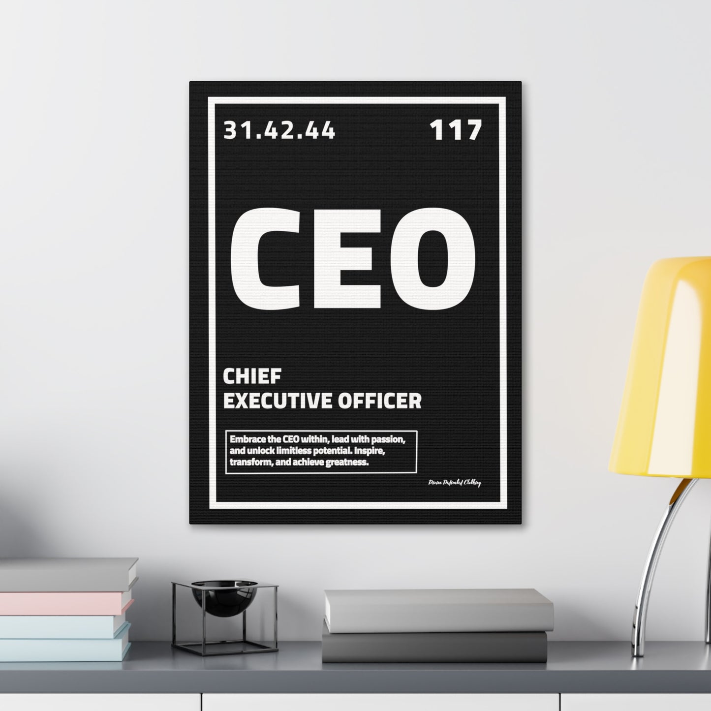 Periodic Element CEO (Black) - Wall Art