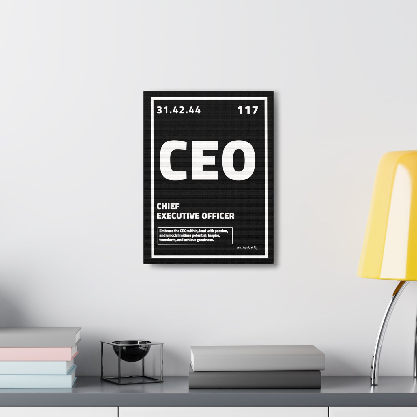 Periodic Element CEO (Black) - Wall Art