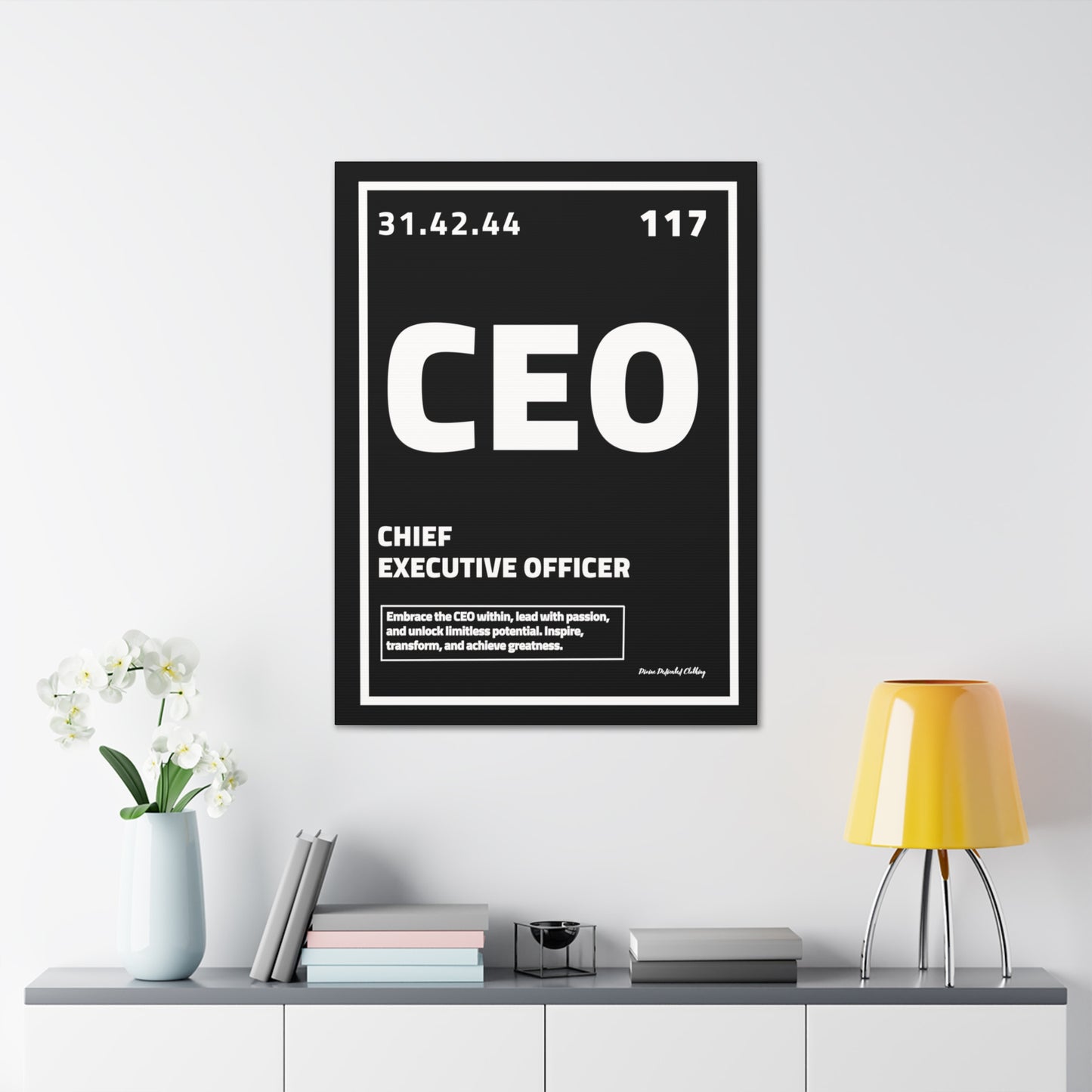 Periodic Element CEO (Black) - Wall Art