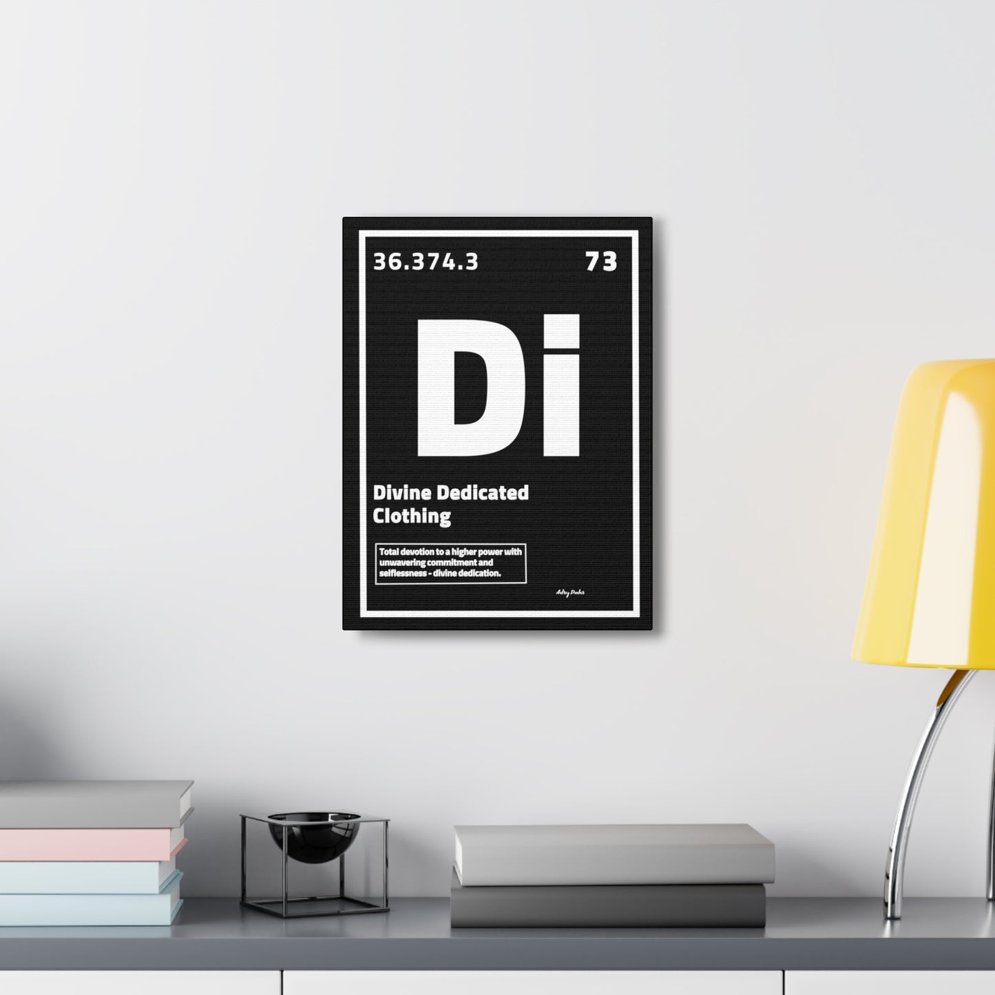 Periodic Element Divine Dedicated Clothing - Wall Art