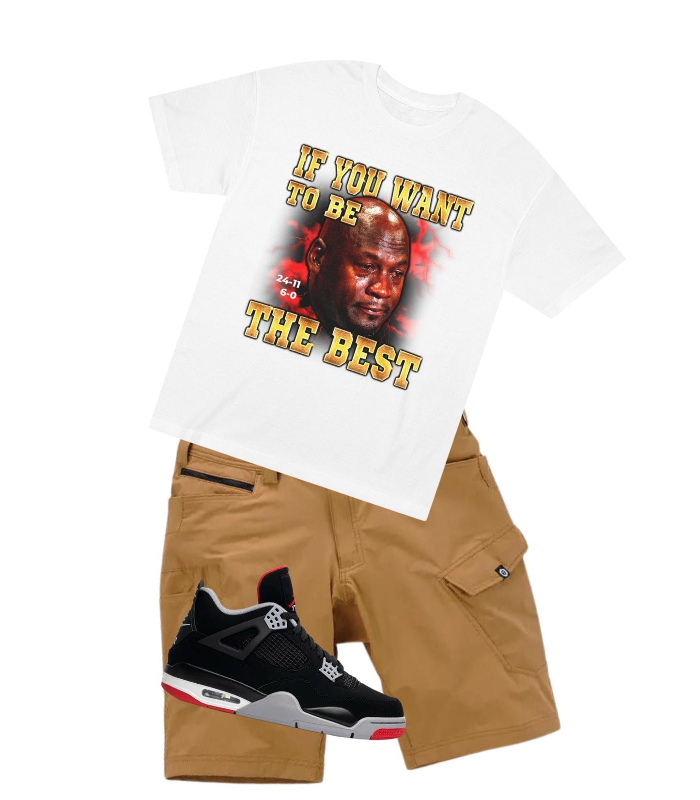 If You Want To Be The Best (White) T-Shirt