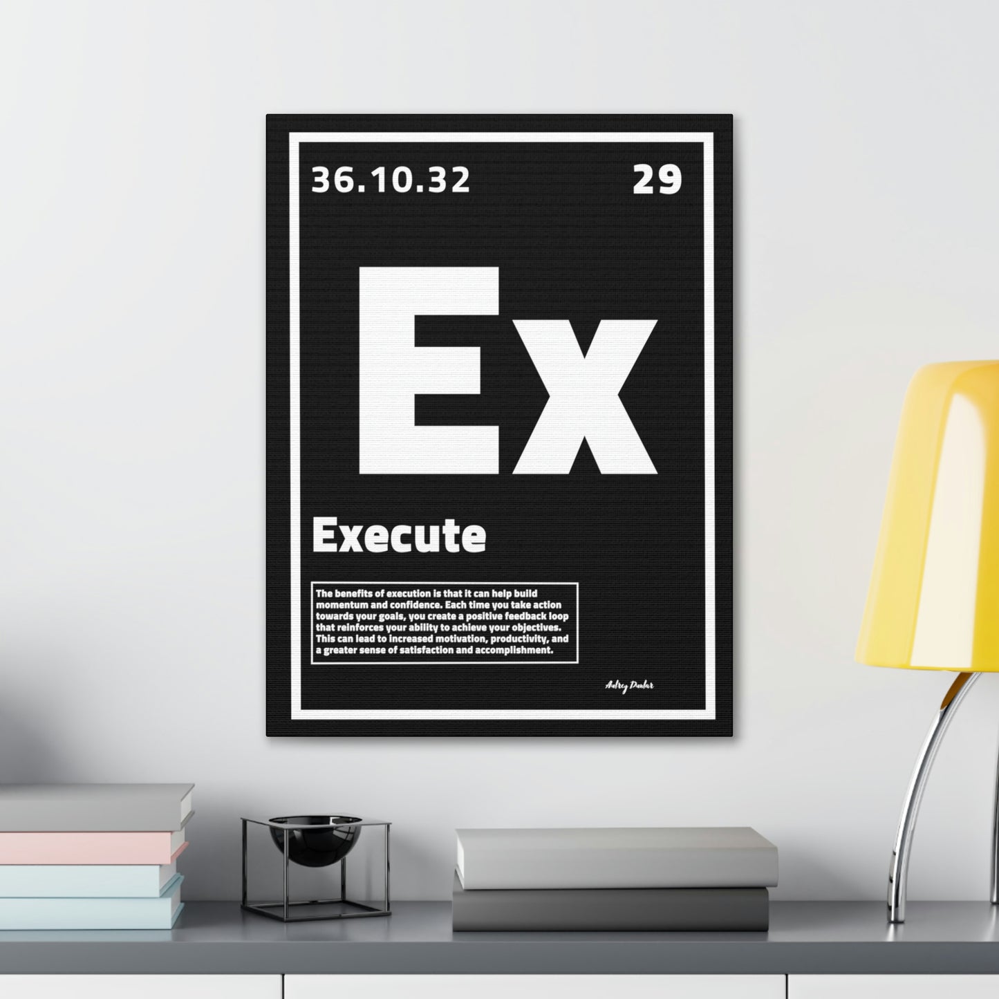 Periodic Element Execute - Wall Art