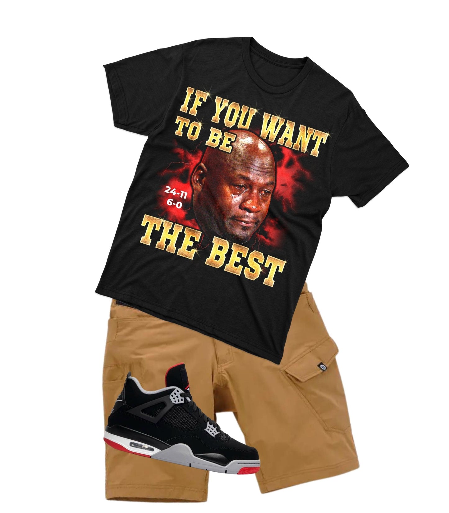 If You Want To Be The Best (Black) T-Shirt