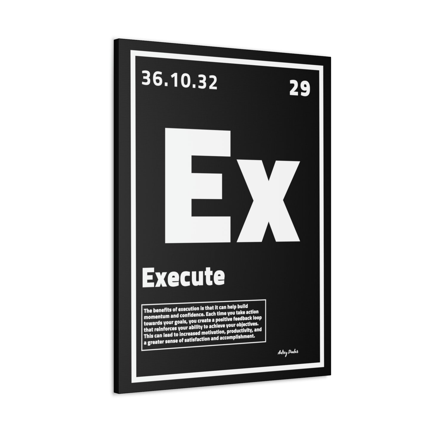 Periodic Element Execute - Wall Art