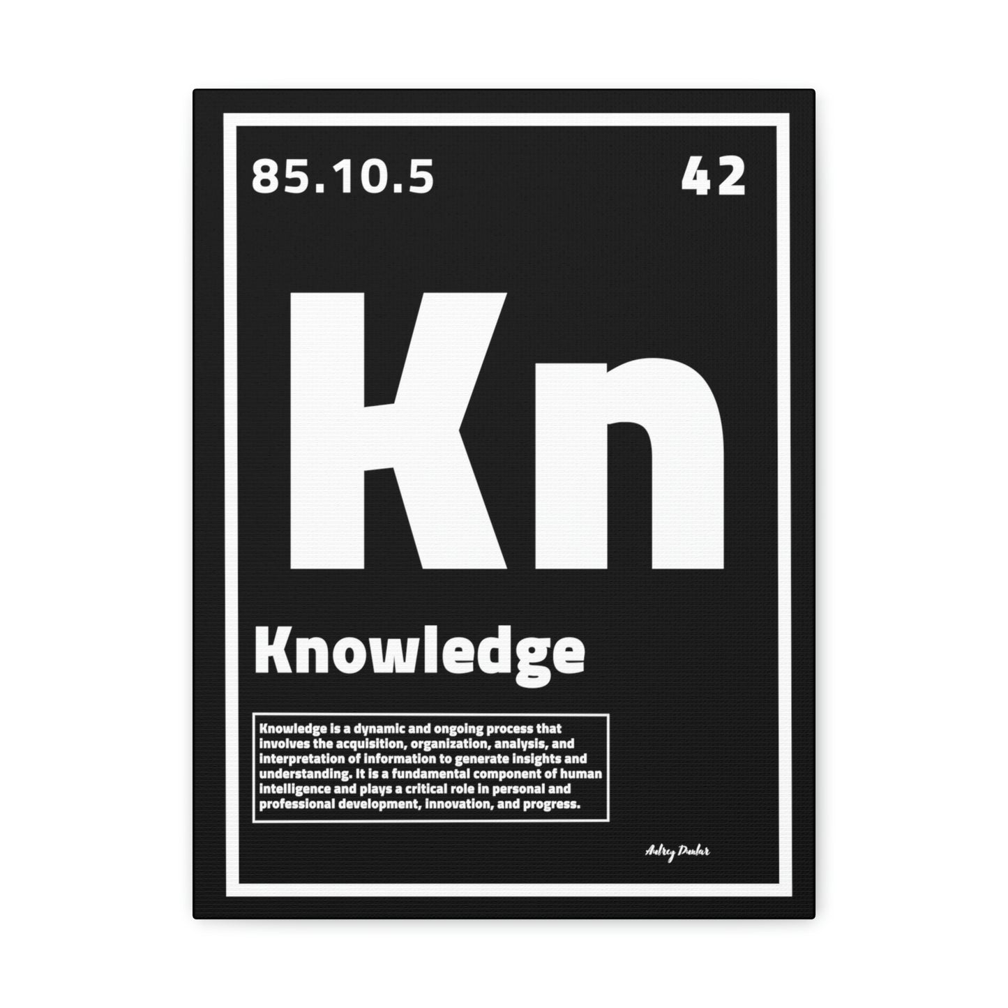 Periodic Element Knowledge - Wall Art