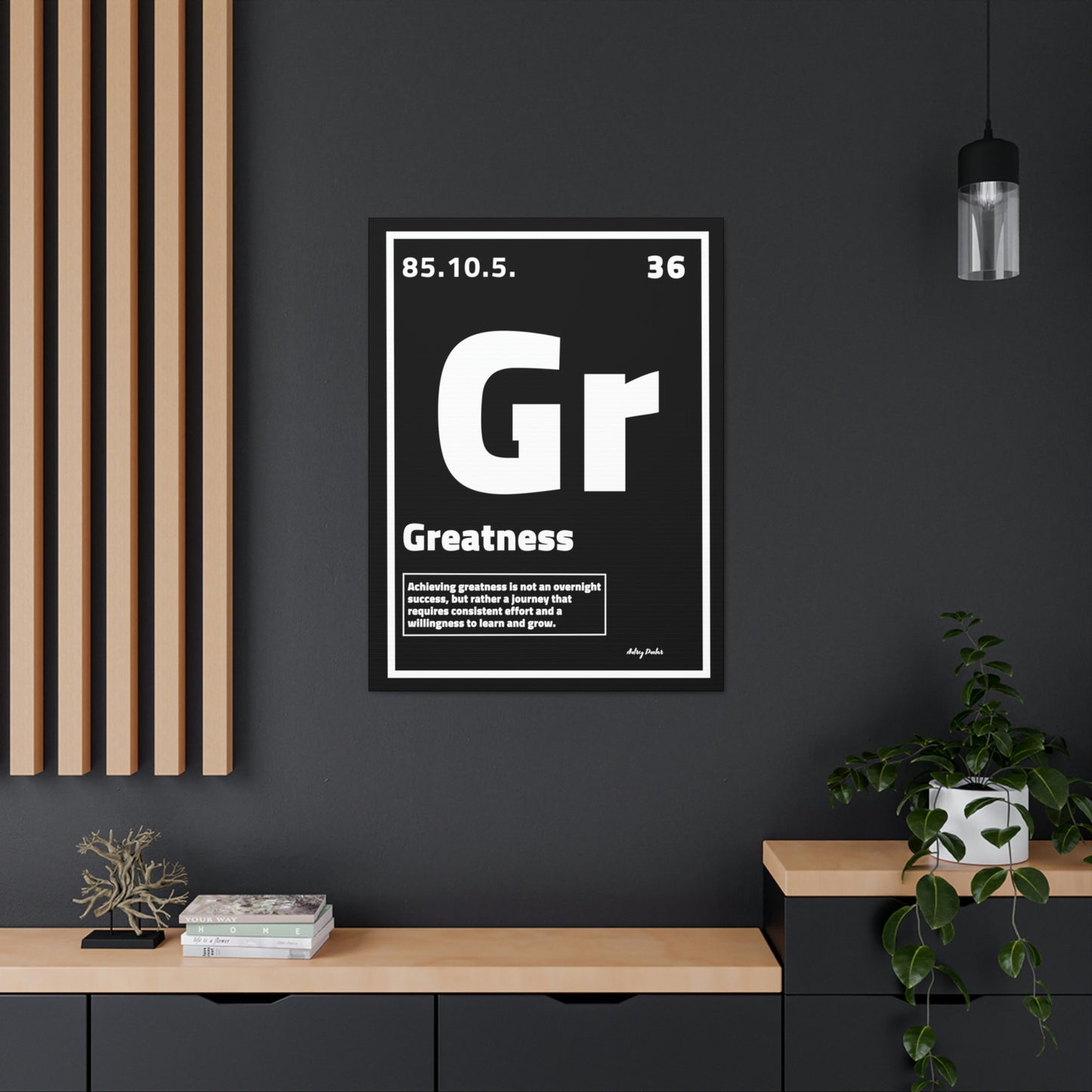 Periodic Element Greatness - Wall Art